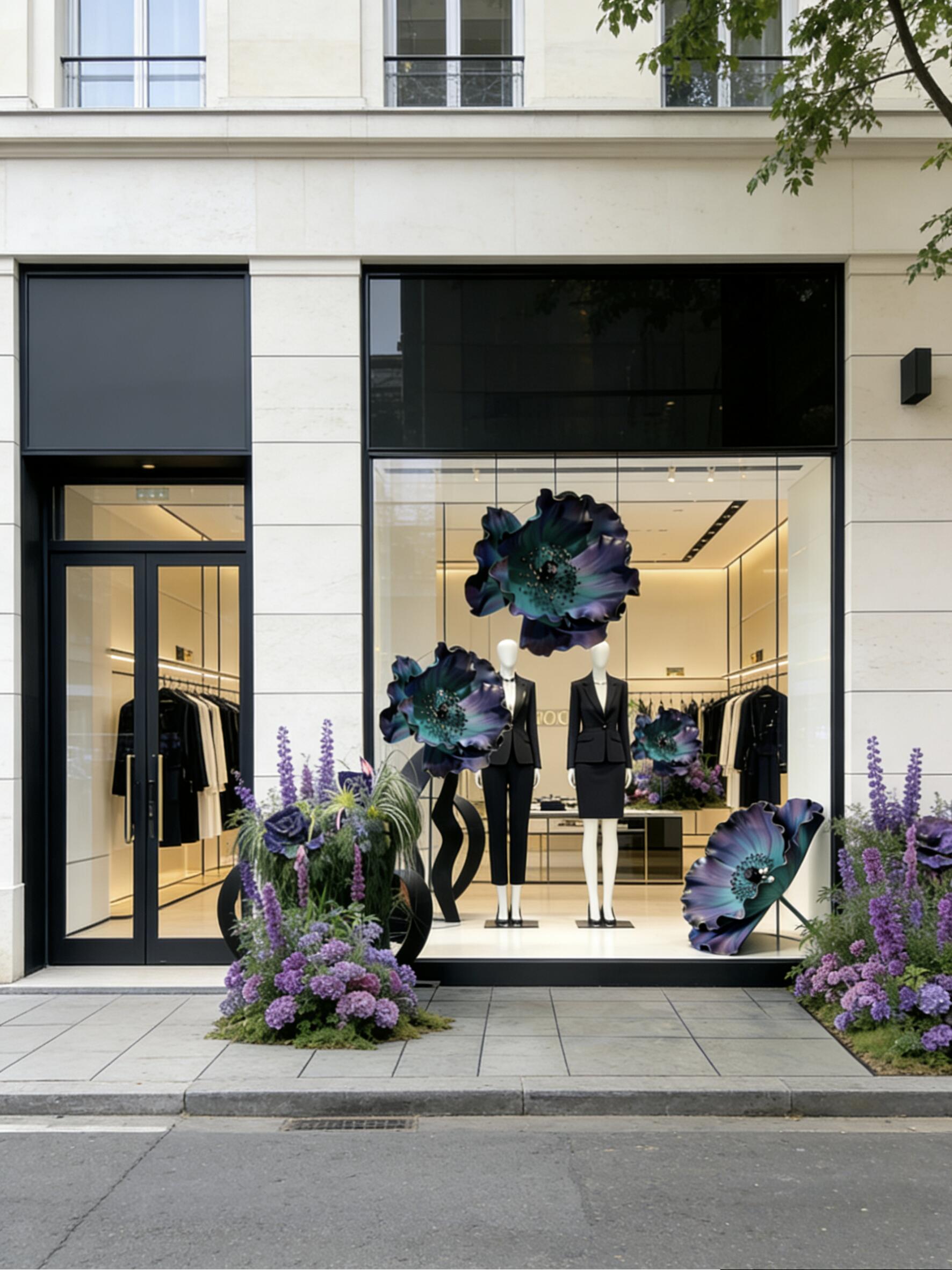 Handmade EVA Poppy Flower Decoration – Custom Color & Size for Window Display & Events