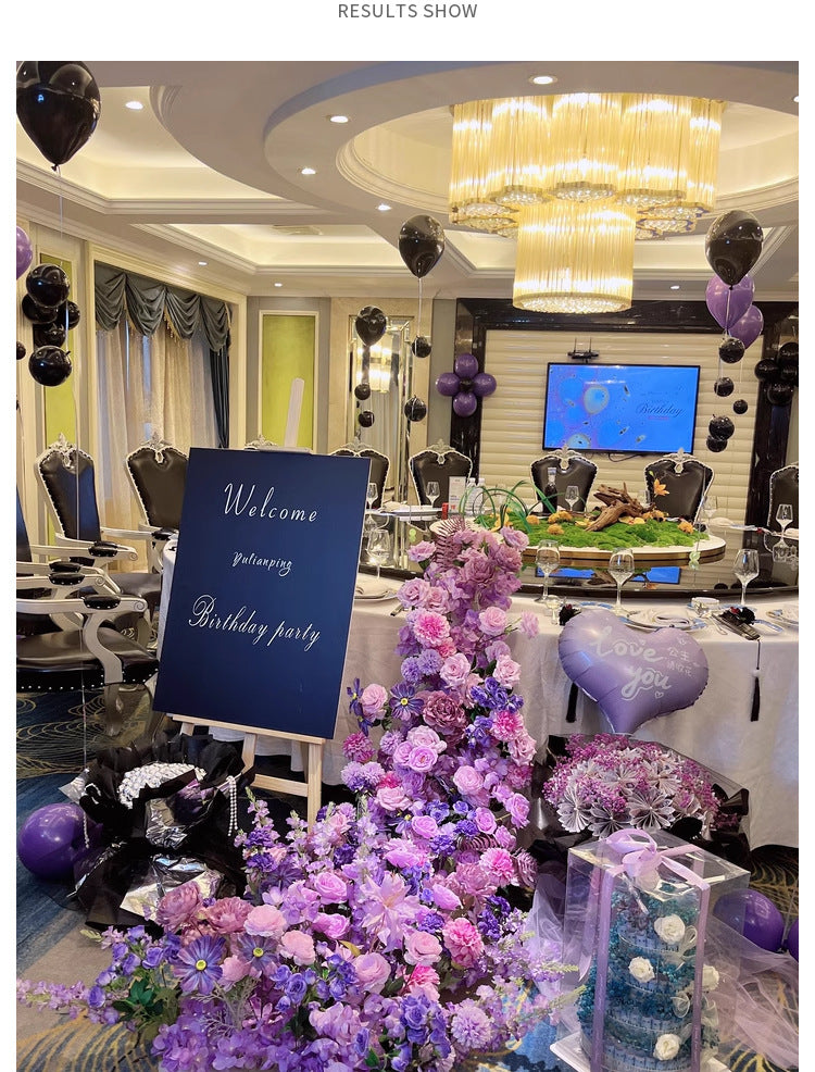 Decorative Floral Artificial Flower Wall Artificial Plants Flowers Backdrop Wedding Decorations