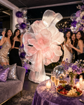 Luxury Organza Flower Decoration | Custom Event & Wedding Design