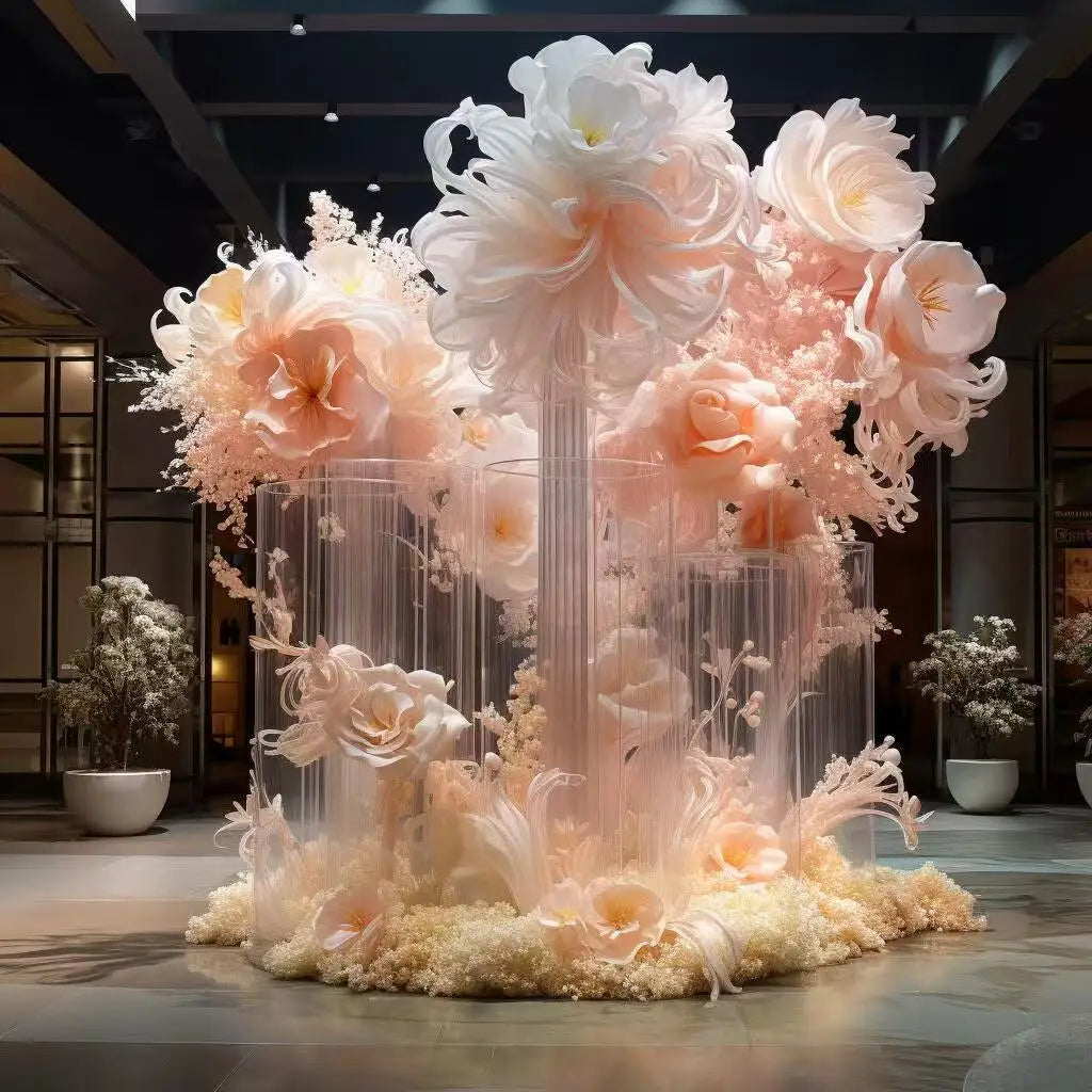 Giant Ethereal Organza Art Installation - Dreamy Wedding & Event Backdrop