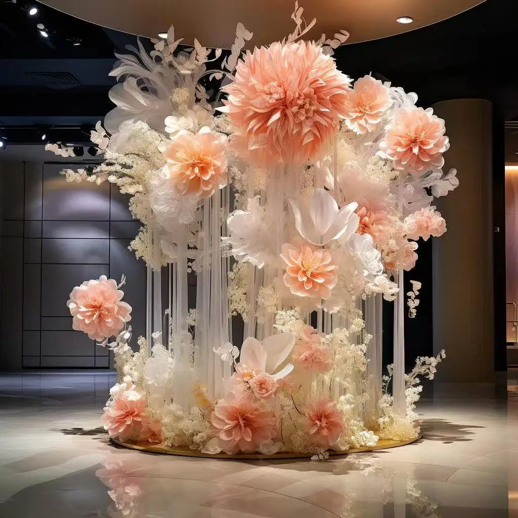 Giant Ethereal Organza Art Installation - Dreamy Wedding & Event Backdrop