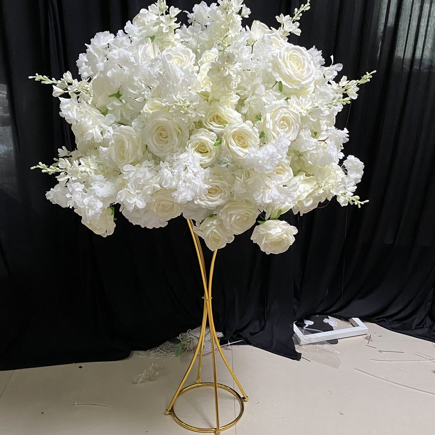 Artificial Flower Ball Wedding Table Decoration – 40cm Colorful Faux Flower Ball