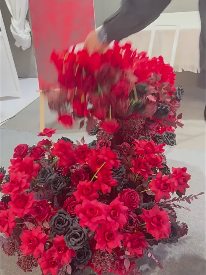 Decorative Floral Artificial Flower Wall Artificial Plants Flowers Backdrop Wedding Decorations